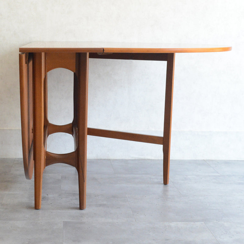 Nathan ネイサン ゲートレッグ ダイニングテーブル 10(オーバル・天板剝離再塗装済）