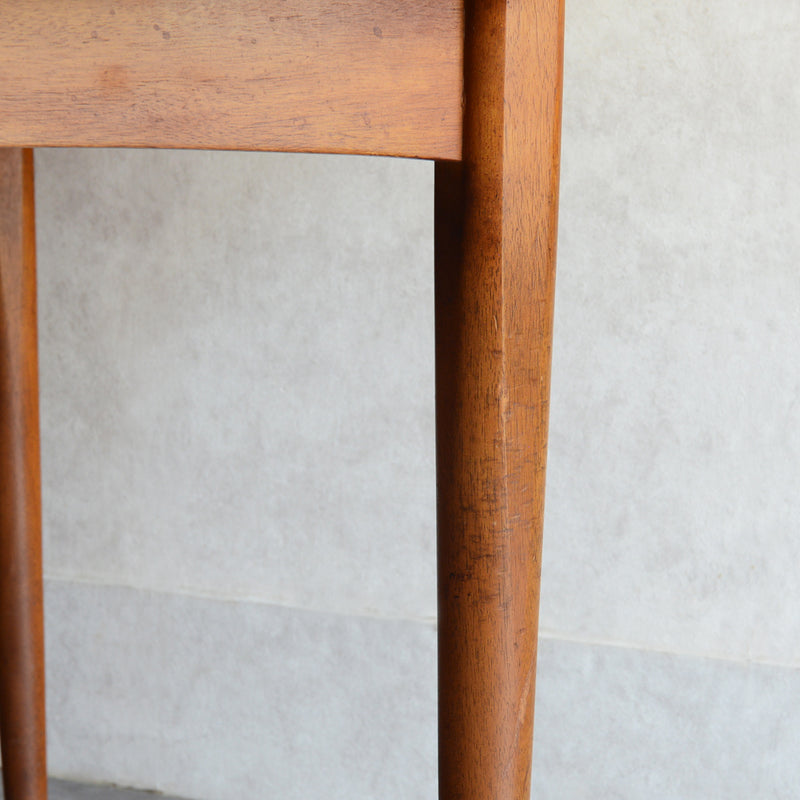 F様見学予約商品  Jentique ジェンティーク  コンパクト エクステンション ラウンドテーブル 02(天板剥離再塗装済)