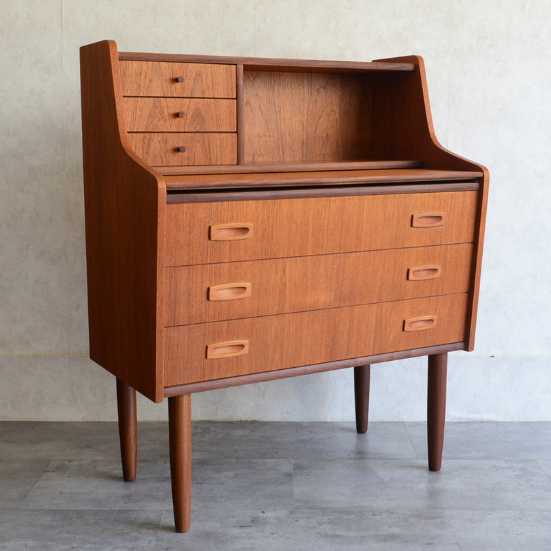 デンマークヴィンテージ　チーク ビューロー /ドレッサー 3-39 (鏡新品交換済)