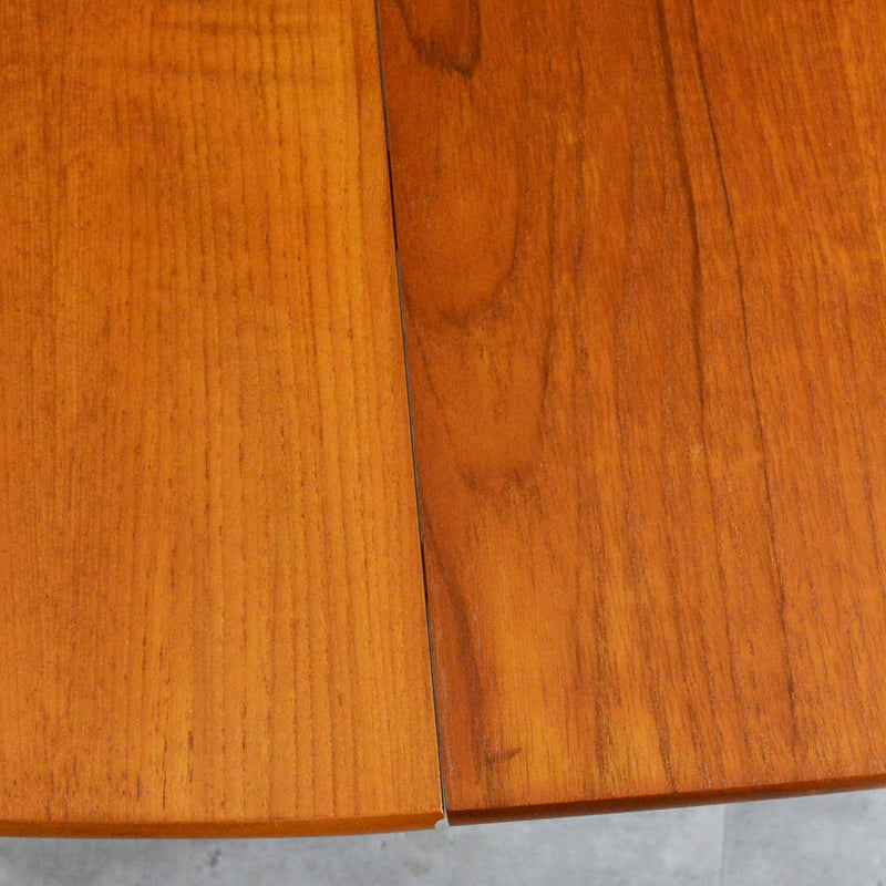 Nathan ネイサン ゲートレッグ ダイニングテーブル 10(オーバル・天板剝離再塗装済）