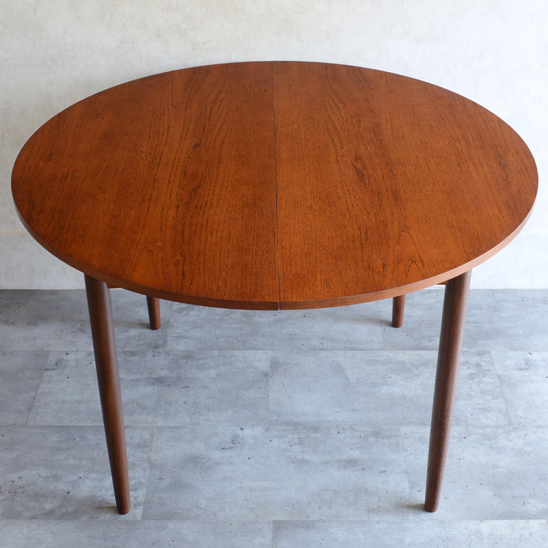 G-PLAN ジープラン コンパクト ラウンドテーブル 79(天板剥離再塗装/エクステンション）