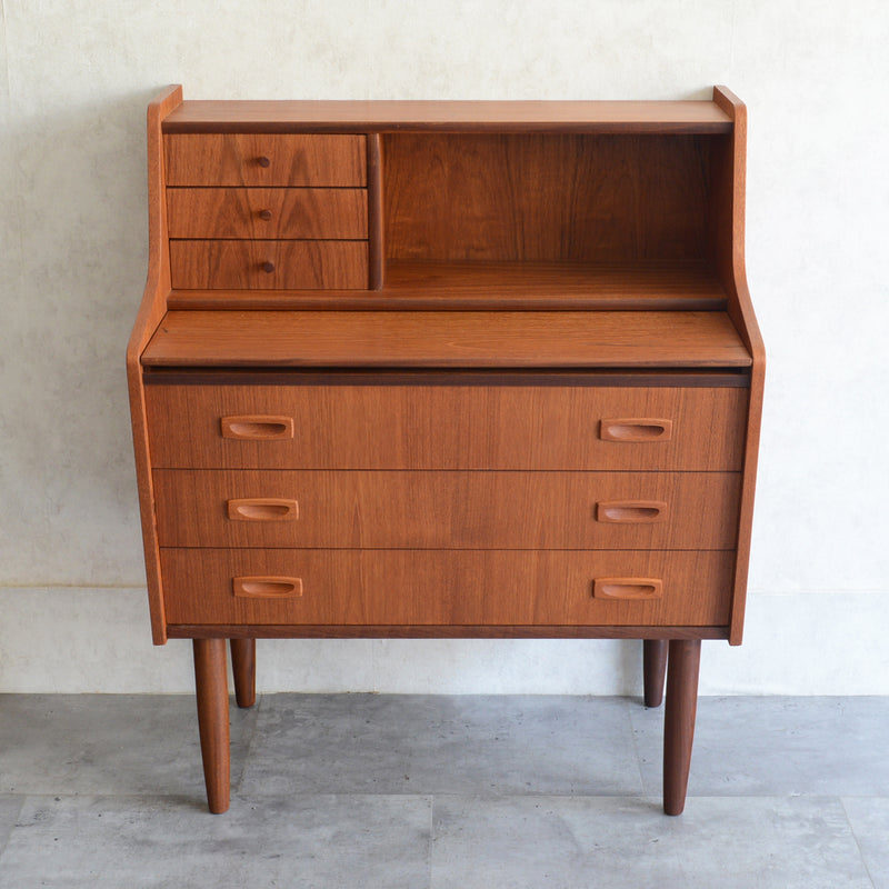 デンマークヴィンテージ　チーク ビューロー /ドレッサー 3-39 (鏡新品交換済)