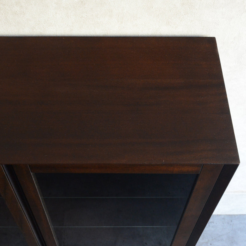 60S ヴィンテージ ガラスキャビネット60(ヘアピンレッグ）