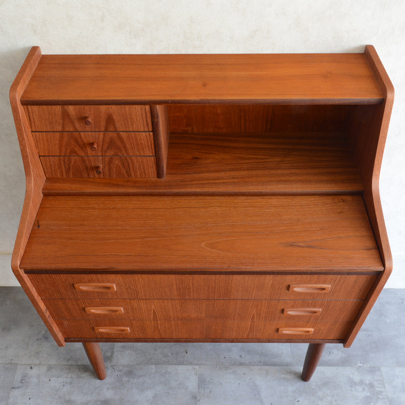 デンマークヴィンテージ　チーク ビューロー /ドレッサー 3-39 (鏡新品交換済)