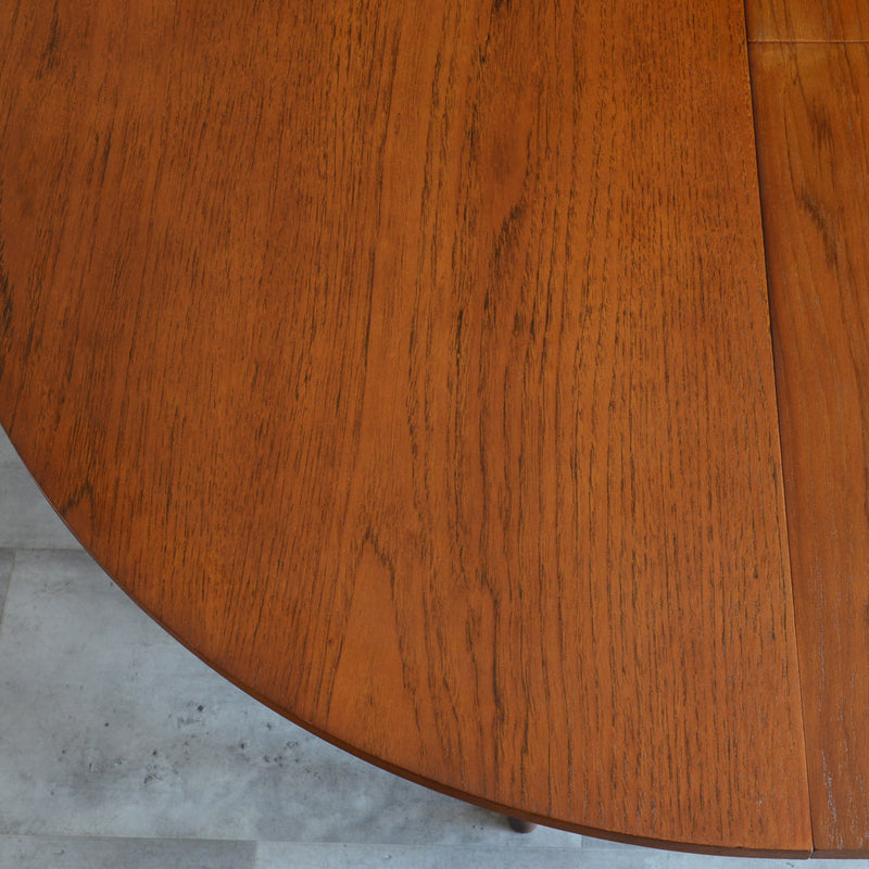 G-PLAN ジープラン コンパクト ラウンドテーブル 79(天板剥離再塗装/エクステンション）