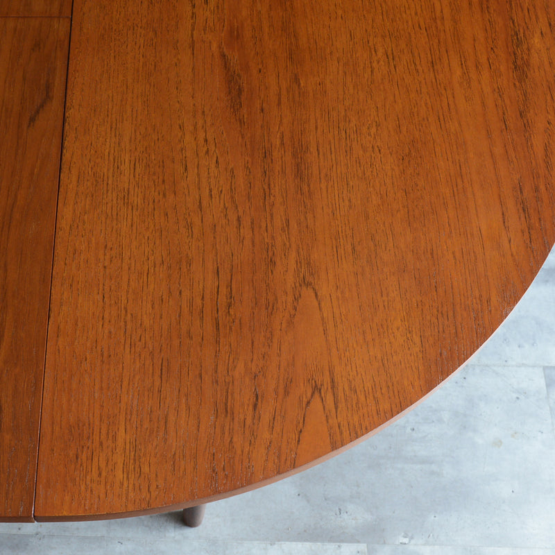 G-PLAN ジープラン コンパクト ラウンドテーブル 79(天板剥離再塗装/エクステンション）