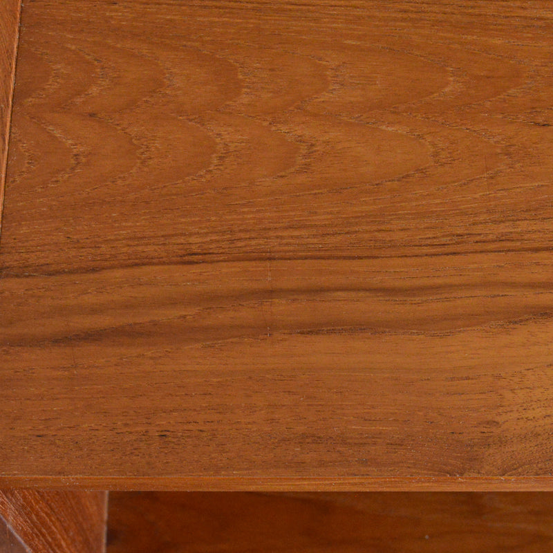 デンマーク ヴィンテージ チーク シェルフ (木扉付）6-69