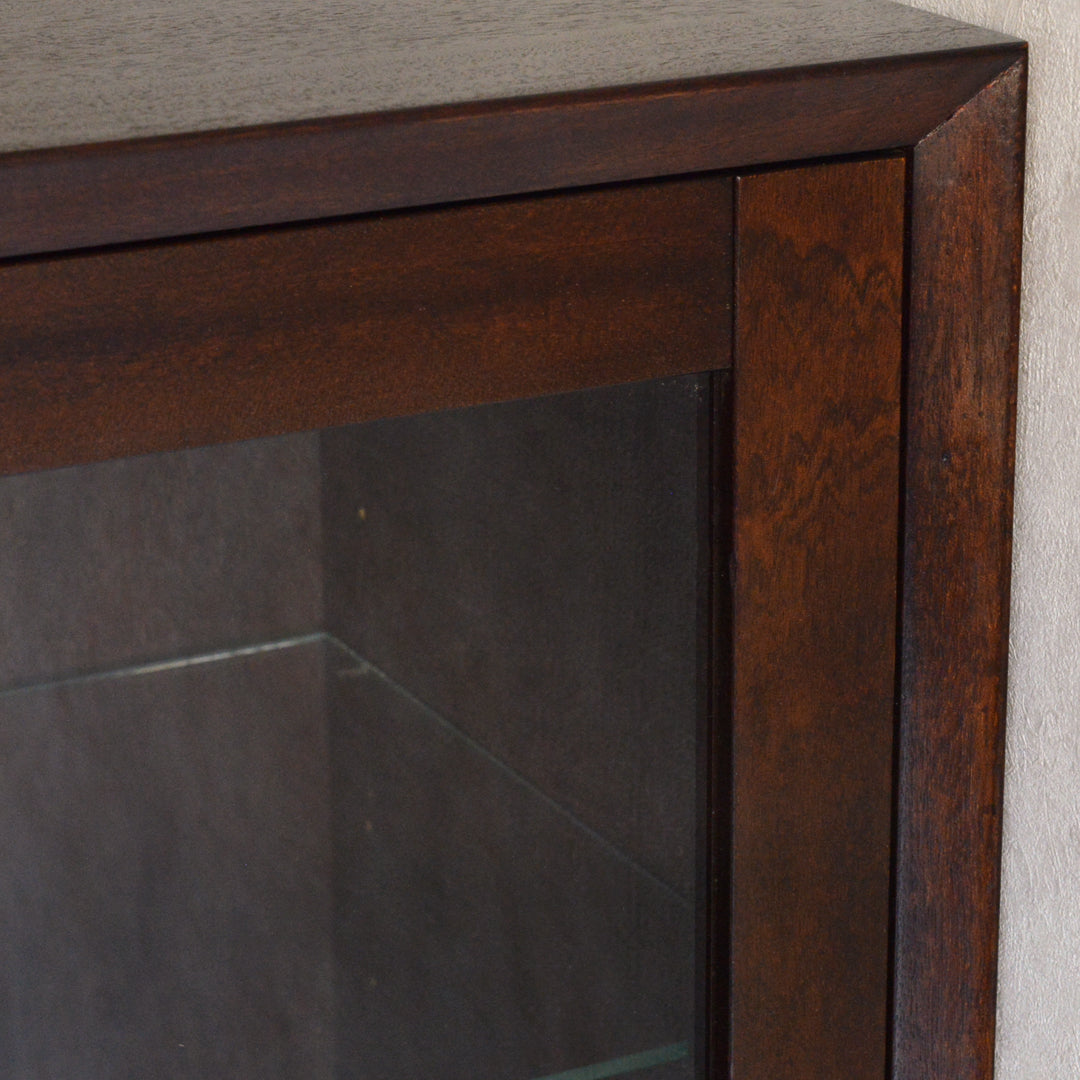 60S ヴィンテージ ガラスキャビネット60(ヘアピンレッグ）