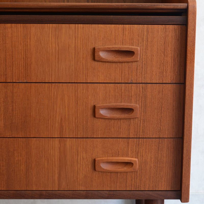 デンマークヴィンテージ　チーク ビューロー /ドレッサー 3-39 (鏡新品交換済)