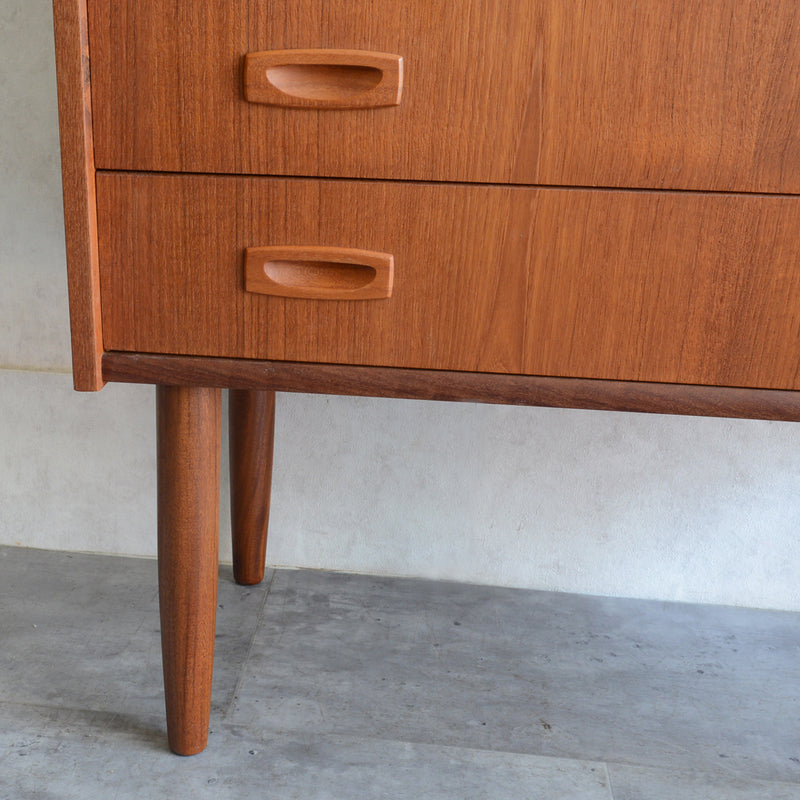 デンマークヴィンテージ　チーク ビューロー /ドレッサー 3-39 (鏡新品交換済)