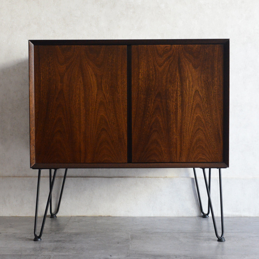 60S ヴィンテージ  チークキャビネット05(ヘアピンレッグ）