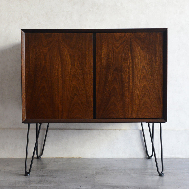 60S ヴィンテージ  チークキャビネット05(ヘアピンレッグ）