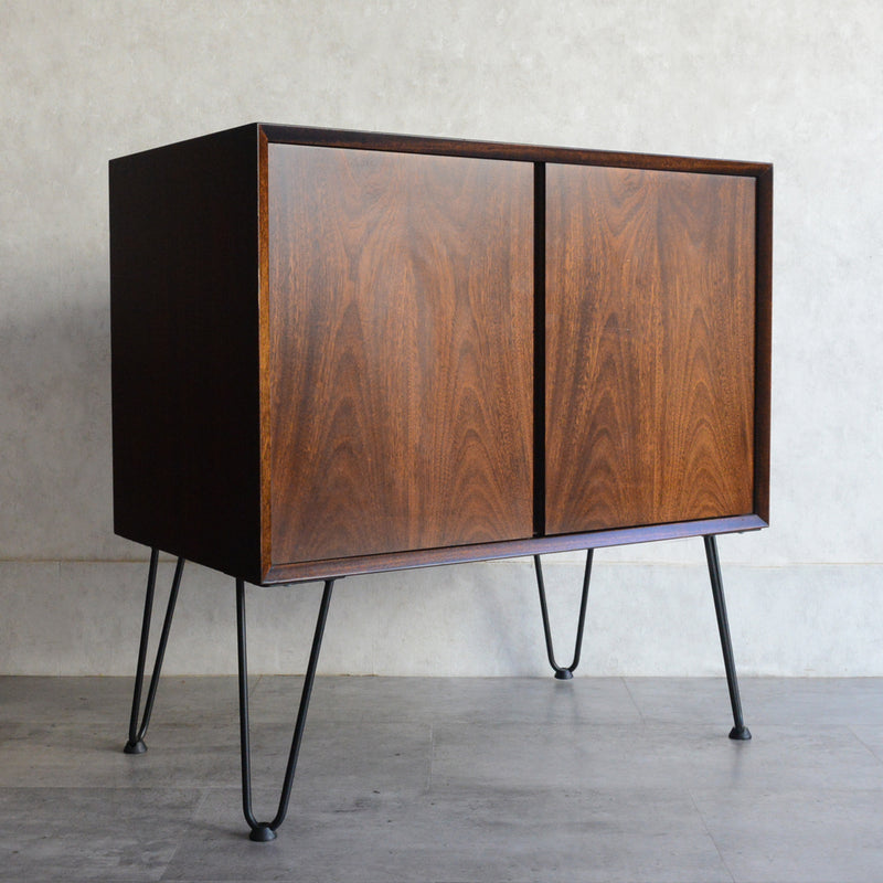 60S ヴィンテージ  チークキャビネット05(ヘアピンレッグ）