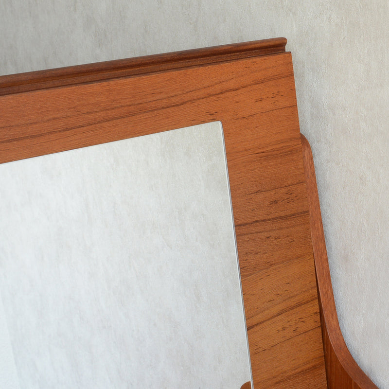 デンマークヴィンテージ　チーク ビューロー /ドレッサー 3-39 (鏡新品交換済)