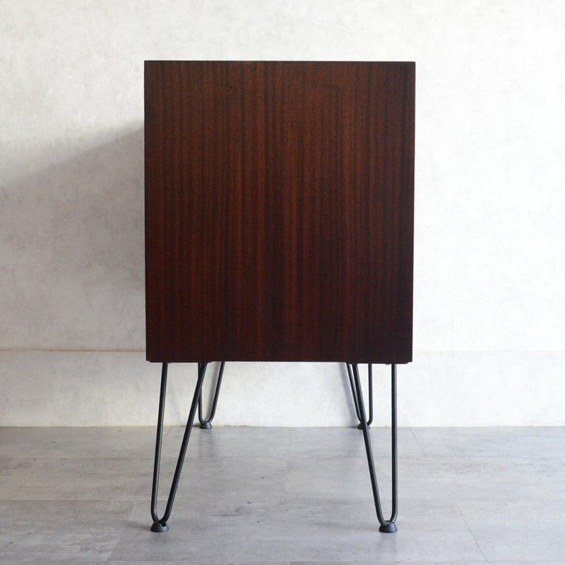 60S ヴィンテージ  チークキャビネット05(ヘアピンレッグ）