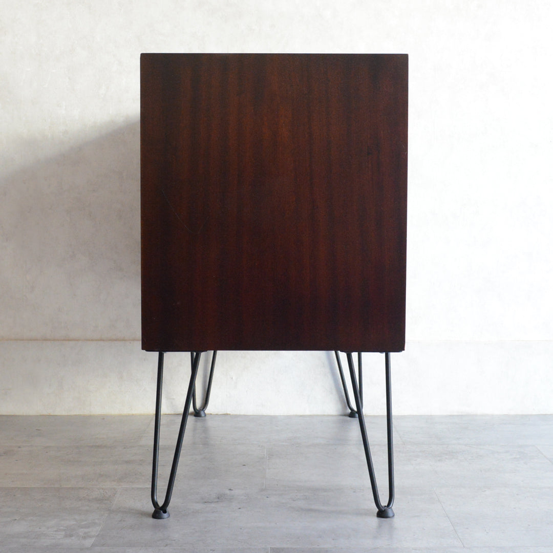 60S ヴィンテージ  チークキャビネット05(ヘアピンレッグ）