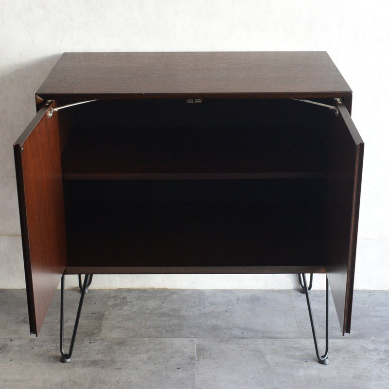 60S ヴィンテージ  チークキャビネット05(ヘアピンレッグ）