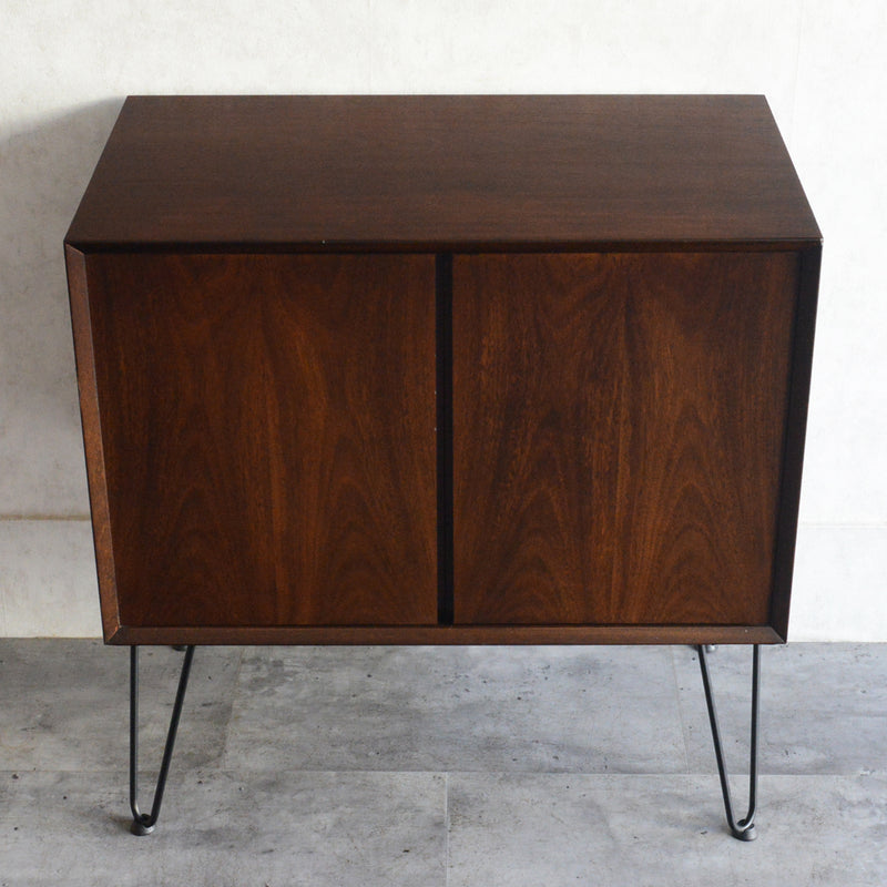 60S ヴィンテージ  チークキャビネット05(ヘアピンレッグ）