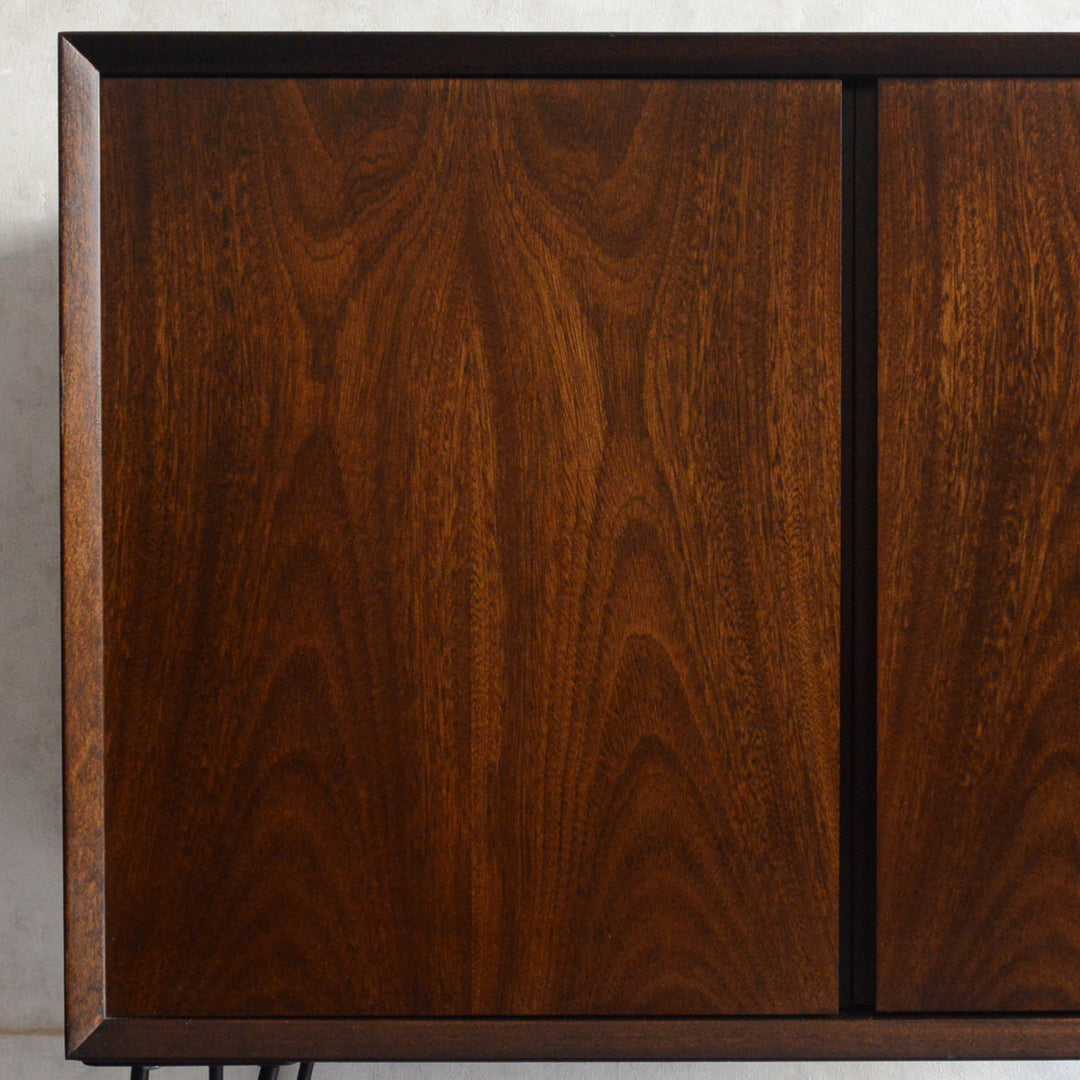 60S ヴィンテージ  チークキャビネット05(ヘアピンレッグ）