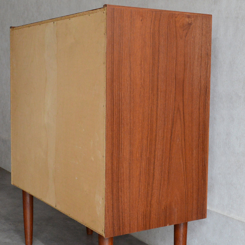 デンマークヴィンテージ  チーク ４段チェスト D-13