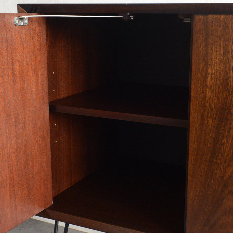 60S ヴィンテージ  チークキャビネット05(ヘアピンレッグ）