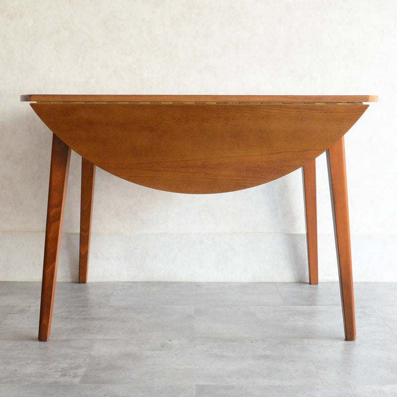 ミッドセンチュリー バタフライ ラウンド テーブル10（天板剥離再塗装済）