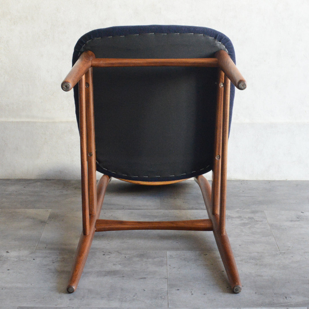 デンマークヴィンテージ チークダイニングチェア5-149 （ネイビー）
