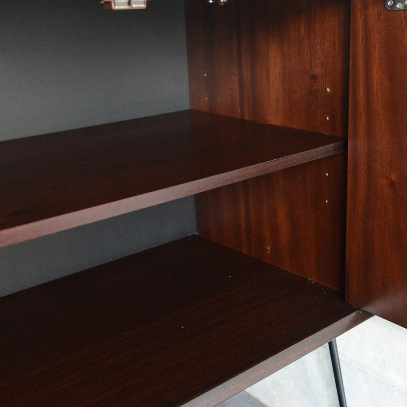 60S ヴィンテージ  チークキャビネット05(ヘアピンレッグ）