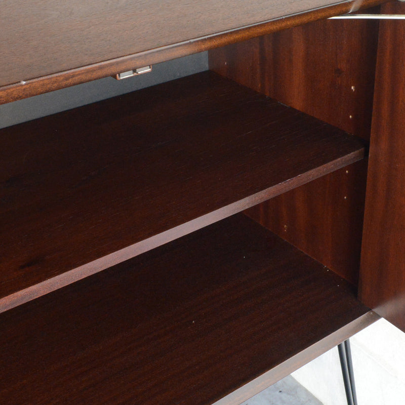 60S ヴィンテージ  チークキャビネット05(ヘアピンレッグ）