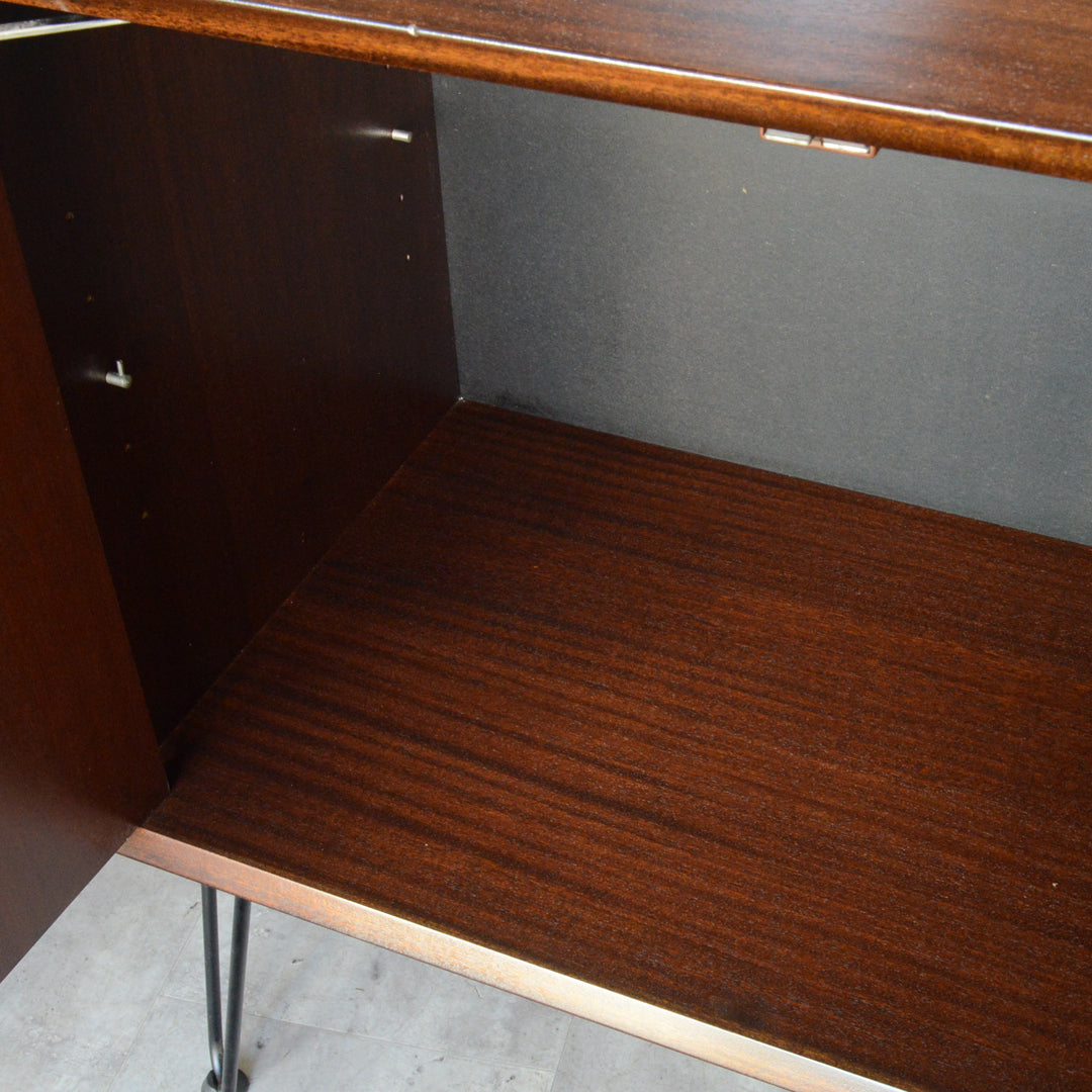 60S ヴィンテージ  チークキャビネット05(ヘアピンレッグ）