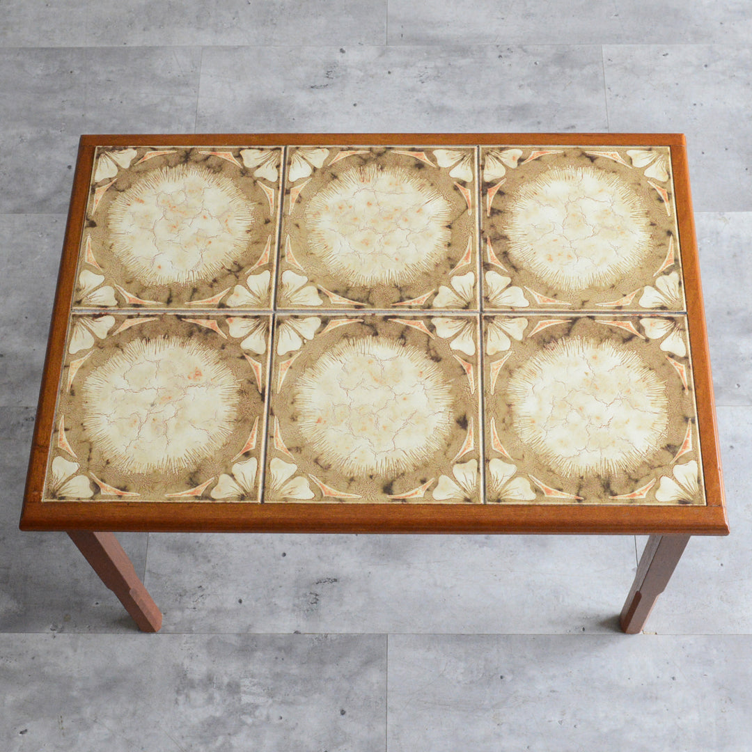 ミッドセンチュリー ヴィンテージ　タイルトップネストテーブル 14