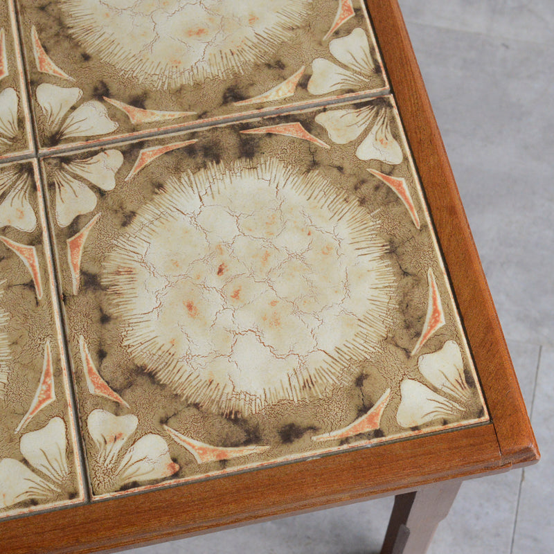 ミッドセンチュリー ヴィンテージ　タイルトップネストテーブル 14