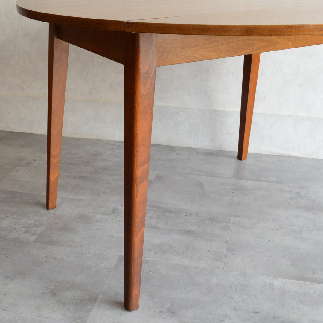 ミッドセンチュリー バタフライ ラウンド テーブル10（天板剥離再塗装済）