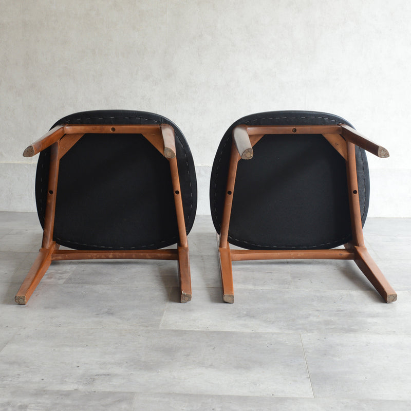 Nathan ネイサン ダイニングチェア ２脚セットS38(座面張替済)