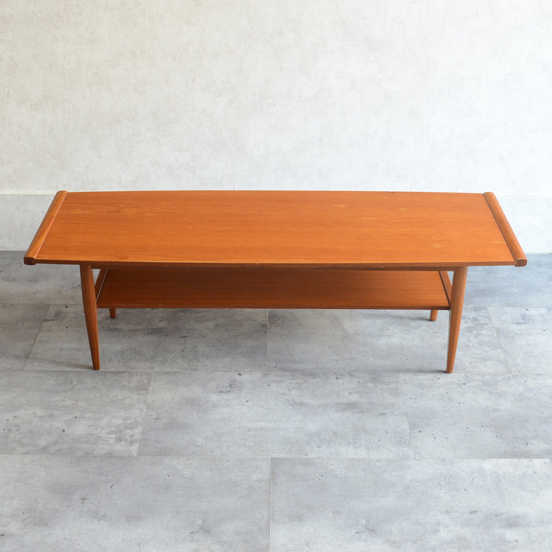 Myer (メイヤー)  60S チーク ローテーブル 30(天板剝離再塗装済)