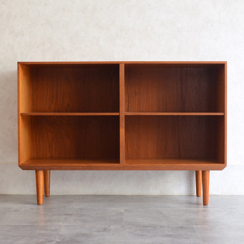 デンマークヴィンテージ　チーク オープンシェルフ 本棚 6-70