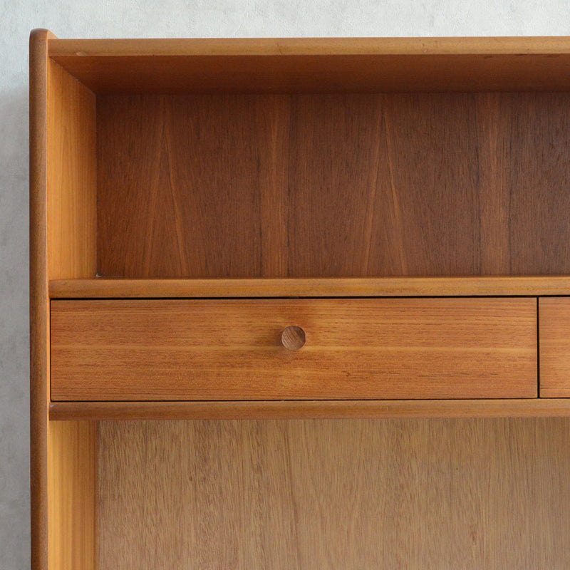 Nathan ネイサン キャビネット 41  (ガラス付・天板剥離再塗装済)