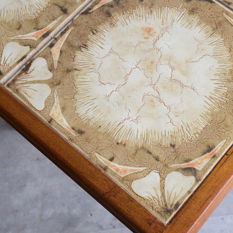 ミッドセンチュリー ヴィンテージ　タイルトップネストテーブル 14