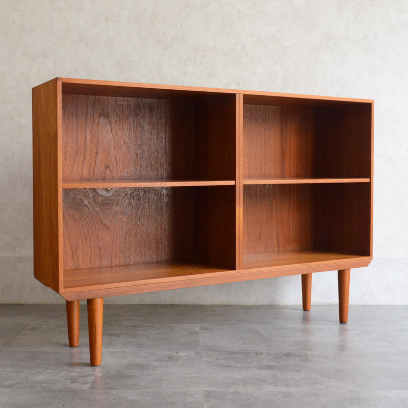 デンマークヴィンテージ　チーク オープンシェルフ 本棚 6-70