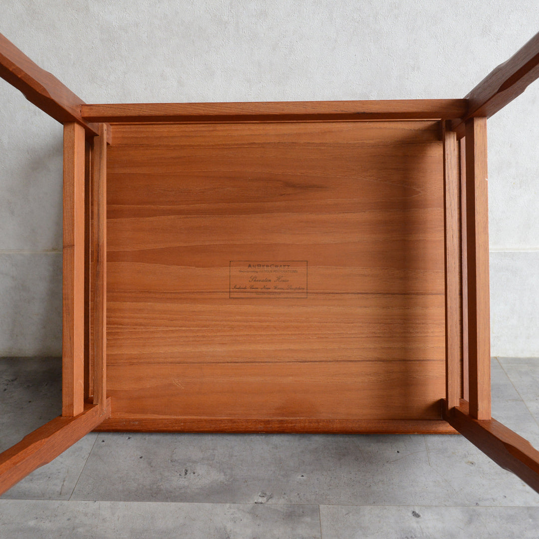 ミッドセンチュリー ヴィンテージ　タイルトップネストテーブル 14