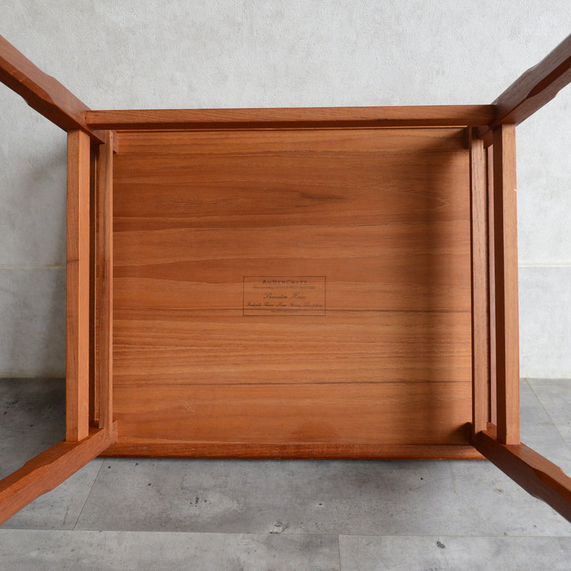 ミッドセンチュリー ヴィンテージ　タイルトップネストテーブル 14