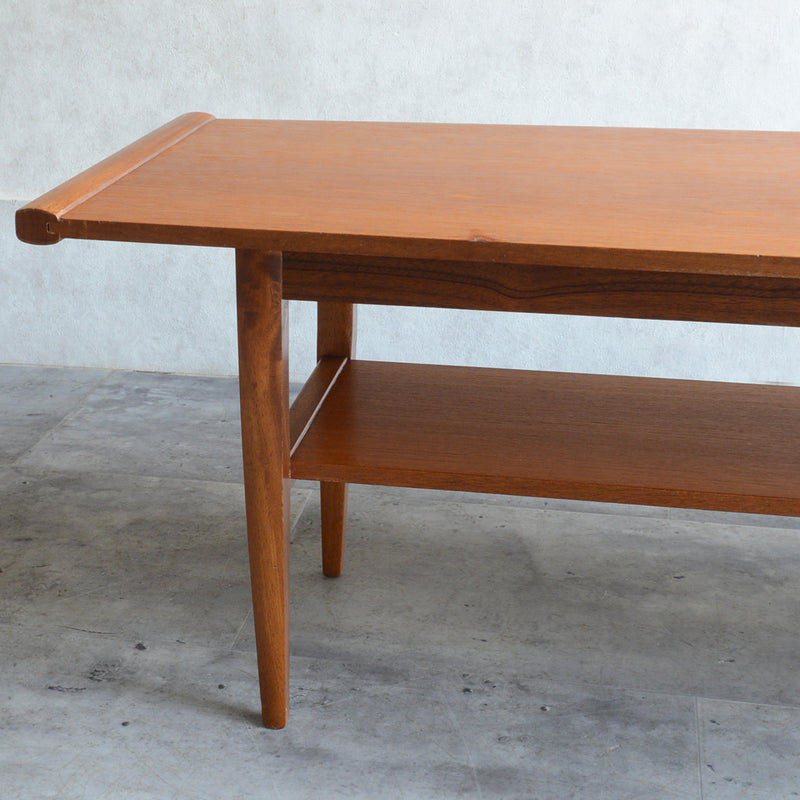 Myer (メイヤー)  60S チーク ローテーブル 30(天板剝離再塗装済)