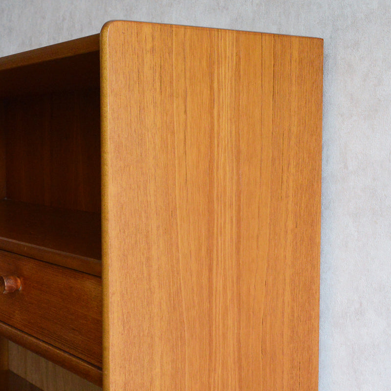 Nathan ネイサン キャビネット 41  (ガラス付・天板剥離再塗装済)