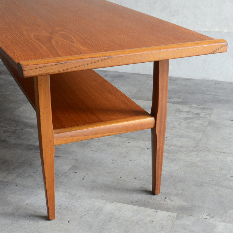 Myer (メイヤー)  60S チーク ローテーブル 30(天板剝離再塗装済)