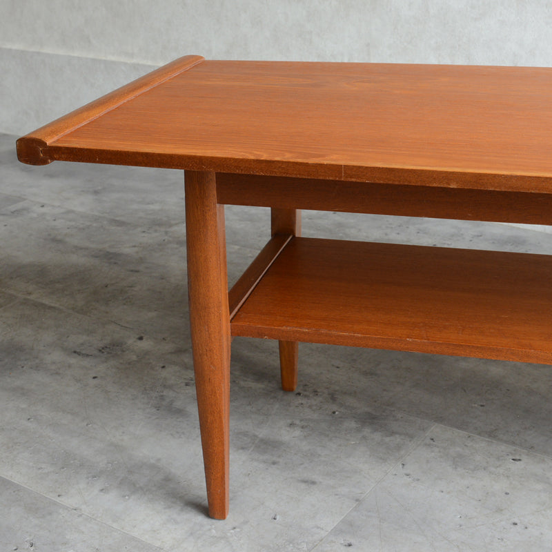 Myer (メイヤー)  60S チーク ローテーブル 30(天板剝離再塗装済)