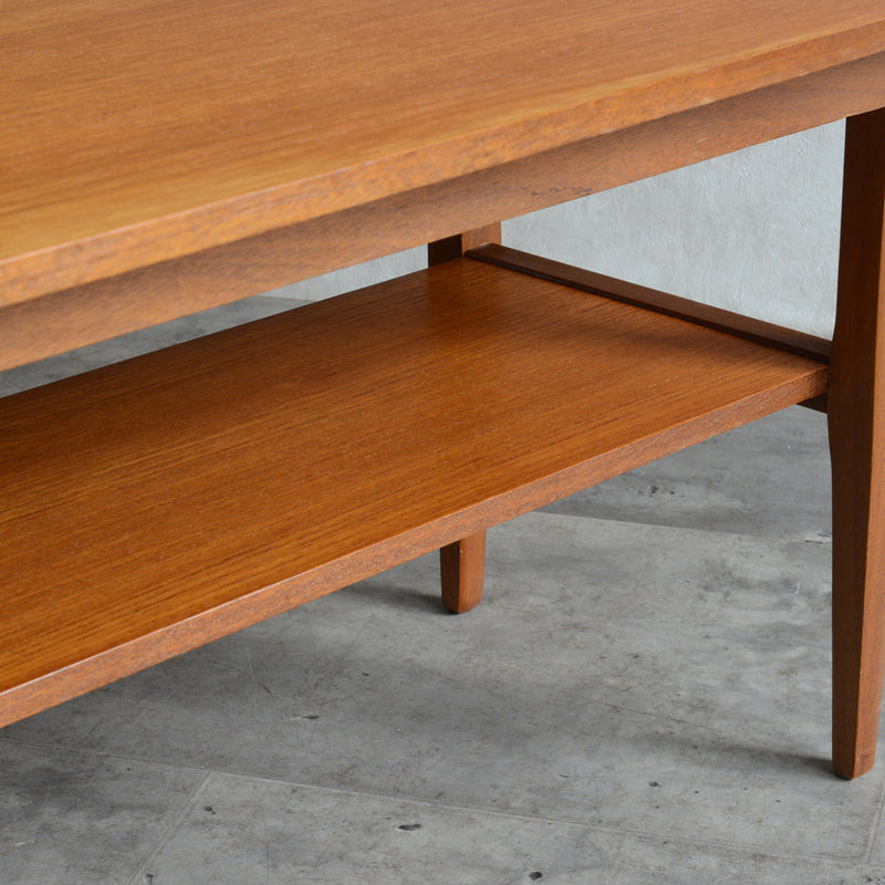 Myer (メイヤー)  60S チーク ローテーブル 30(天板剝離再塗装済)