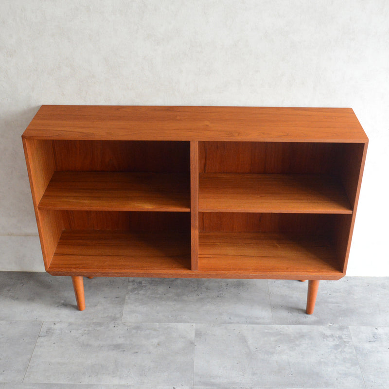デンマークヴィンテージ　チーク オープンシェルフ 本棚 6-70