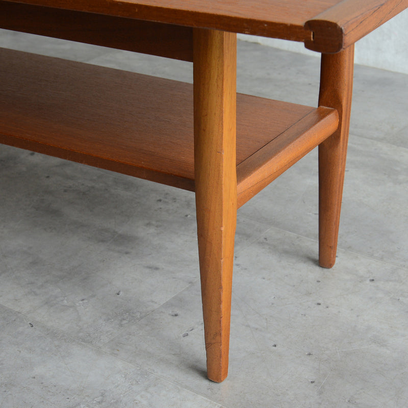 Myer (メイヤー)  60S チーク ローテーブル 30(天板剝離再塗装済)