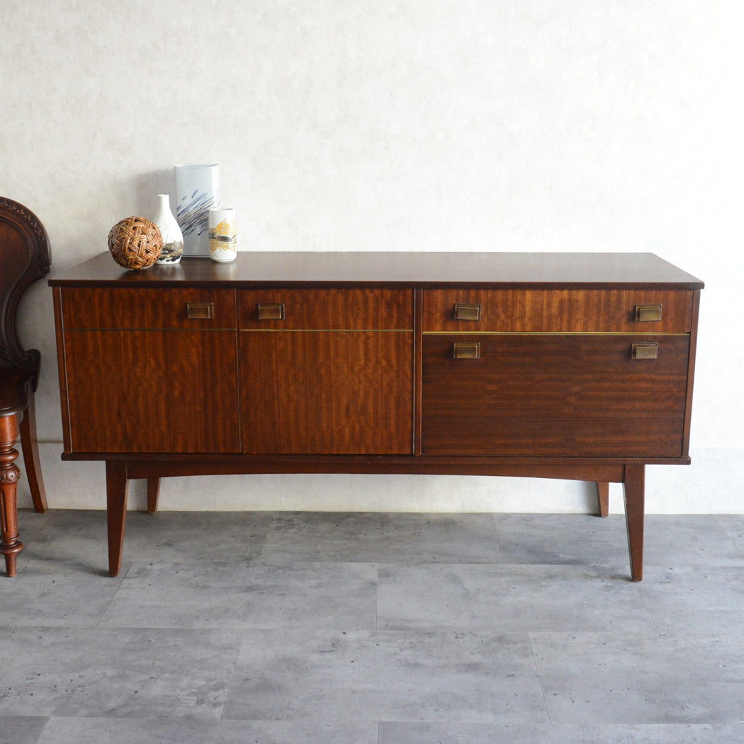 ミッドセンチュリー トーラ ショートサイドボード 73（天板剝離再塗装済）