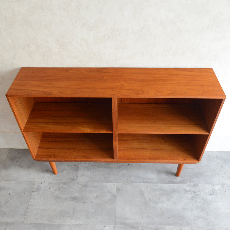 デンマークヴィンテージ　チーク オープンシェルフ 本棚 6-70